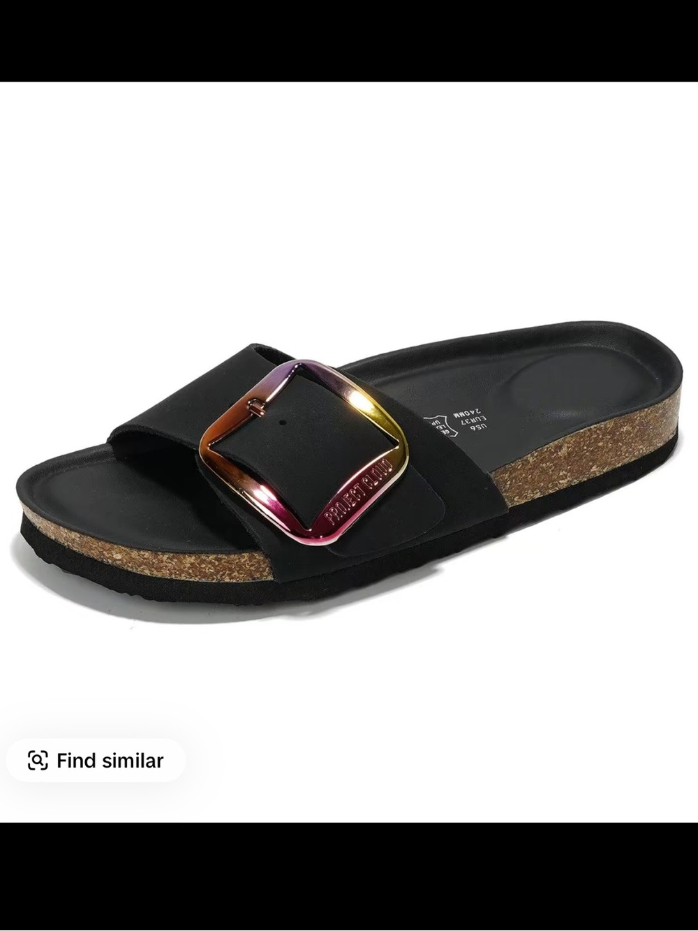 New PROJECT CLOUD Buckle Slide
Sandals in black - Picture 2 of 7